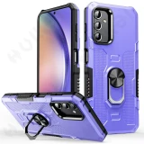 Case For Samsung Galaxy S24 S23 S22 S21 Ultra Plus Note 20 A54 A34 A14 5G Bumper Shockproof  Metal Ring Hard PC Silicone Cover