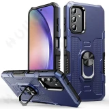 Case For Samsung Galaxy S24 S23 S22 S21 Ultra Plus Note 20 A54 A34 A14 5G Bumper Shockproof  Metal Ring Hard PC Silicone Cover