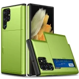 Case For Samsung Galaxy S24 S23 S22 S21 Ultra Note 20 S10 Plus Slim Dual Lay Heavy Duty Protective Hidden Card Slot Wallet Cover