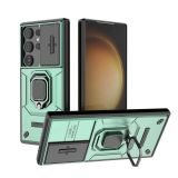 Magnetic Ring Holder Shockproof Armor Phone Cases For Samsung Galaxy S24 Ultra S24 Plus Lens Protect Cover For Samsung S24 S 24