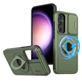 Military Anti Fall Case For Samsung Galaxy S23 FE S22 Ultra S21 FE S20 FE A54 Armor PC TPU Wireless Charging For MagSafe Cover