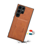EUCAGR Luxury Business Leather Wallet Case For Samsung S24 S23 S22 S21 S20 Ultra Plus FE Note20 A05S Retro Shockproof Back Cover