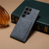 EUCAGR Luxury Business Leather Wallet Case For Samsung S24 S23 S22 S21 S20 Ultra Plus FE Note20 A05S Retro Shockproof Back Cover