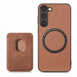 Magnetic Card Pocket Wallet Case For Samsung Galaxy S24 S23 Ultra S21 S20 FE S22 Plus Note 20 Ultra Matte Shockproof Phone Cover