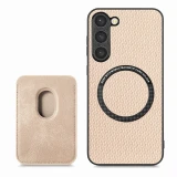 Magnetic Card Pocket Wallet Case For Samsung Galaxy S24 S23 Ultra S21 S20 FE S22 Plus Note 20 Ultra Matte Shockproof Phone Cover