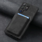 For Samsung Galaxy S24 Ultra S23 S22 Plus S21 S20 FE Note 20 Ultra Case Magnetic Magsafe Card Holder Wallet Leather Cover