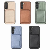 Magnetic Card Pocket Wallet Case For Samsung Galaxy S24 S23 Ultra S21 S20 FE S22 Plus Note 20 Ultra Matte Shockproof Phone Cover