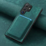 For Samsung Galaxy S24 Ultra S23 S22 Plus S21 S20 FE Note 20 Ultra Case Magnetic Magsafe Card Holder Wallet Leather Cover
