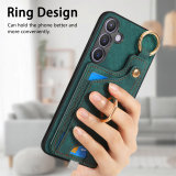 Magnetic Cards Solt Wallet Leather Case For Samsung Galaxy S24 Ultra S21 FE S22 S23 Plus A04E A14 A24 A34 A54 A05 A15 A25 Cover