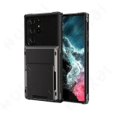 Case For Samsung Galaxy S24 S23 S22 S21 Ultra Note 20 10 S10 Plus Wallet Card Holder ID Slot Scratch Bumper Rugged TPU Cover