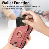 Magnetic Cards Solt Wallet Leather Case For Samsung Galaxy S24 Ultra S21 FE S22 S23 Plus A04E A14 A24 A34 A54 A05 A15 A25 Cover