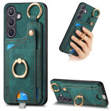 Magnetic Cards Solt Wallet Leather Case For Samsung Galaxy S24 Ultra S21 FE S22 S23 Plus A04E A14 A24 A34 A54 A05 A15 A25 Cover