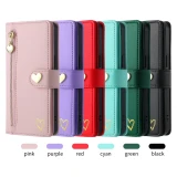For Samsung S24 Ultra S 24 Plus 5G Luxury Case Multi Card Slot Zipper Leather Book Funda For Samsung Galaxy S24 Ultra Flip Cover