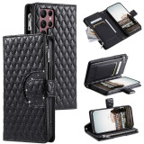 For Samsung S24 S23 S22 S21 Ultra 5G Crossbody Zipper Leather Wallet Case For Samsung Galaxy S24 Plus Case S23 S 22 S21 FE Funda