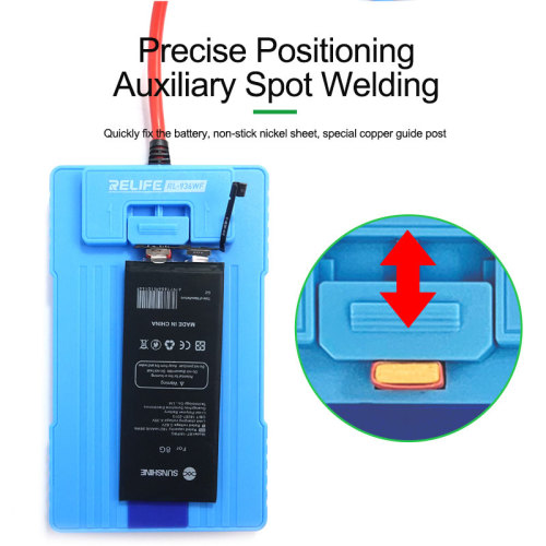 RELIFE RL-936WF Universal Android IP Battery Spot Welding Fixture Battery Clip Anti-static Mobile Phone Battery Fixture