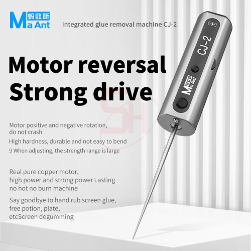 MaAnt CJ-2 Powerful Electric Glue Remover LED Green Dust Light 9 Gears Adjustable Multifunctional Rechargeable Glue Removing