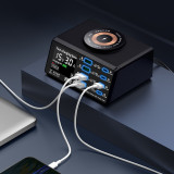 QIANLI MEGA-IDEA Multi-Port Digits Display Desktop Power Supply for Mobile Phone Smart Protection Fast Charging Tool
