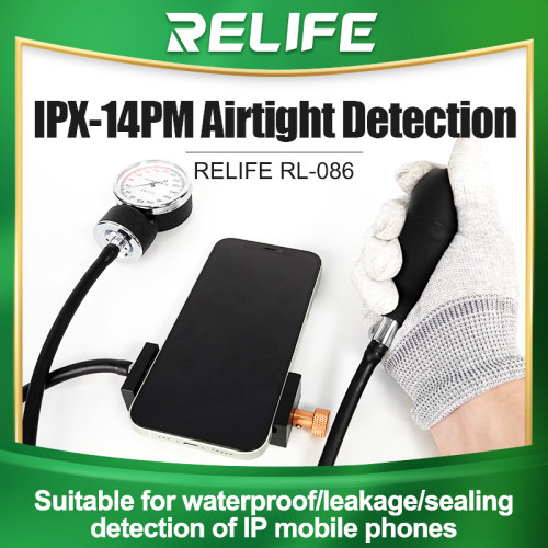 RELIFE RL-086 Mobile Phone Air Tightness Detector for IPX-14Pro Max Series Mobile Phones Test Waterproof and Airtightness