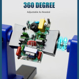 Pro'skit 0-200mm Adjustable PCB Holder 360 ° Rotation Printed Circuit Board Jig Soldering Assembly Stand Clamp Repair Tools