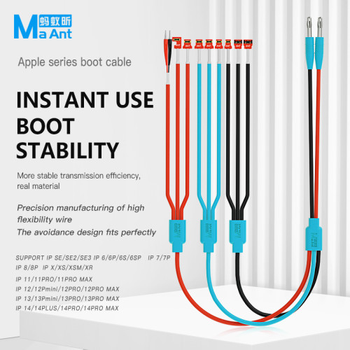 MaAnt Apple Series Boot Cables for 6G-14PM iPhone mobile repair tools /Soft Power cable/Power Supply Cable/Power Wire