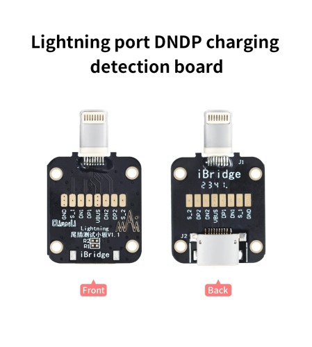 QianLi iBridge Tail Plug Type-C Charging DNDP Detection Epitaxial Board Fault Analysis and Data Capture Type-C Tail Plugs Tester