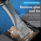 MaAnt steel brush motherboard chip glue removal IC pad cleaning PCB CPU cleaning dust PCB BGA repair solder brush replaceable