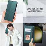 Luxury Leather Wallet Card Phone Case for Samsung Galaxy S24 Ultra S23 Plus S22 S21 S20 FE S10 Note 20 10 Flip Stand Cover Etui