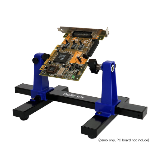 Pro'skit 0-200mm Adjustable PCB Holder 360 ° Rotation Printed Circuit Board Jig Soldering Assembly Stand Clamp Repair Tools