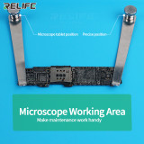 Relife RL-004M Microscope Spencil Maintenance Pad B1 Base Dedicated Silicone Heat Insulation Desk Mat for Repair Station Tools