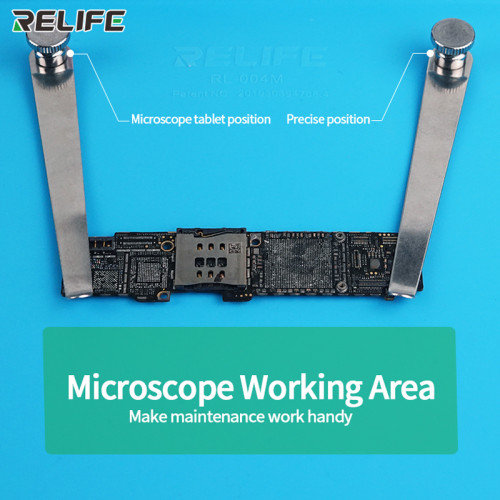 Relife RL-004M Microscope Spencil Maintenance Pad B1 Base Dedicated Silicone Heat Insulation Desk Mat for Repair Station Tools