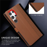 Luxury Leather Wallet Card Phone Case for Samsung Galaxy S24 Ultra S23 Plus S22 S21 S20 FE S10 Note 20 10 Flip Stand Cover Etui
