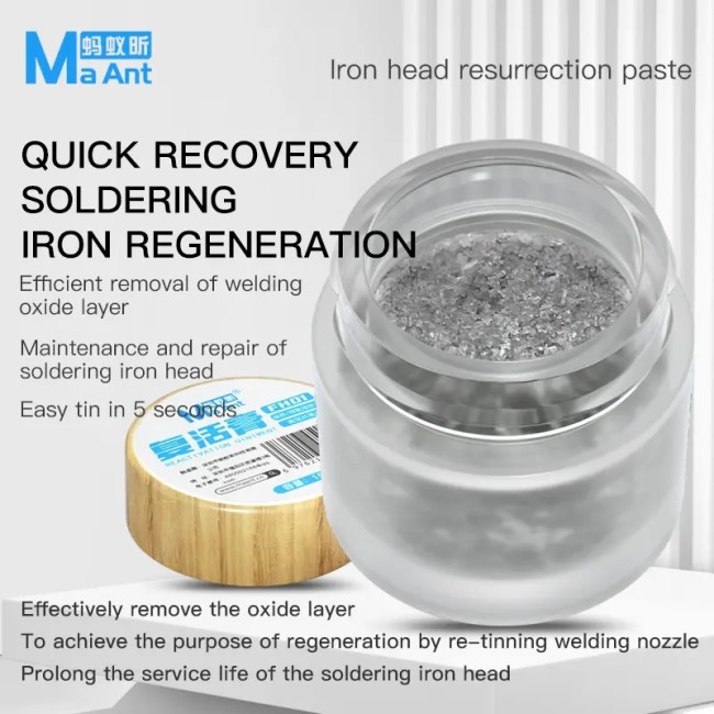 MaAnt FH01 Resurrection Paste For Electrical Soldering Iron Tip Cream Oxide Cleaning Paste Solder Iron Head Welding Repair Tool
