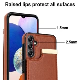 For Samsung Galaxy S24 S23 Ultra S22 Plus S21 S20 FE Leather Wallet Card Phone Case A15 A54 A14 A73 A53 A13 Note 20 Flip Cover