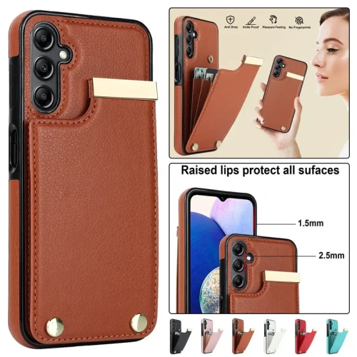 For Samsung Galaxy S24 S23 Ultra S22 Plus S21 S20 FE Leather Wallet Card Phone Case A15 A54 A14 A73 A53 A13 Note 20 Flip Cover