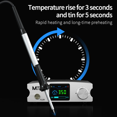 MaAnt T12R Soldering station 75W Portable Digital Electronic Welding Table 3S Heating With T12 Soldering Iron I/K/SK/J/J-01