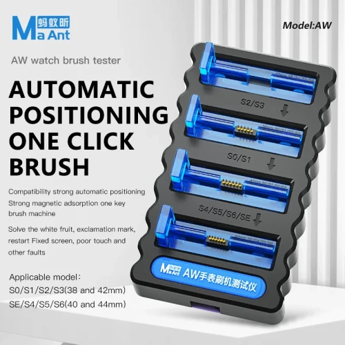 MaAnt AW IBUS 8in 1 Awrt Adapter Restor Tool for Apple Watch S1 S2 S3 SE S4 S5 S6 iWatch Test Stand Repair Tools
