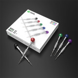 2UUL SD92 Scroo Screwdriver 5Pcs Newest Ultra Hard Magnetic Phone Tablet Repair Disassembly Tool 1.2 1.5 Pentalobe 0.8 T2 Bits