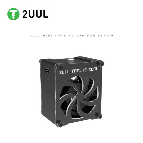2UUL Cuul 5V Mini Quick Cooling Fan TypeC USB Input Charging for Mobile Phone Motherboard Welding Repair Cooling Fan Tool