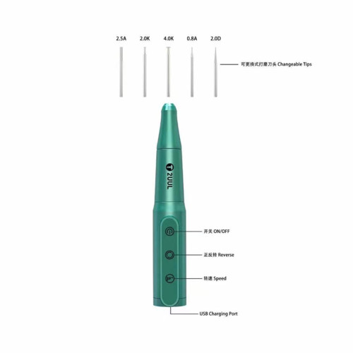 2UUL DA81 Smart Electric Polishing Pen Cutting Punching Engraving Wireless Mini Motherboard Polishing Pen Grinding Disassembly