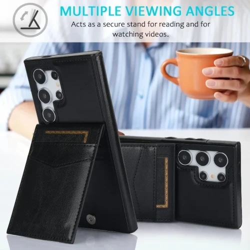 PU Leather Phone Case for Samsung Galaxy S23 S21 FE S24 S22 Plus Ultra A14 A54 A13 A33 A53 A73 5G Wallet with Card Holder Cover
