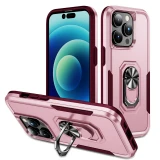 Heavy Duty Armor Shockproof Phone Case For iPhone 17 Air 11 12 13 14 15 Pro Max Xs XR X 8 7 SE 2022 Metal Ring Holder Back Cover Fundas