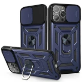 Slide Camera Lens Protector Armor Case For iPhone 17 Air 16 15 13 14 Plus 11 12 Pro Max Mini  Military Grade Bumpers Ring Cover