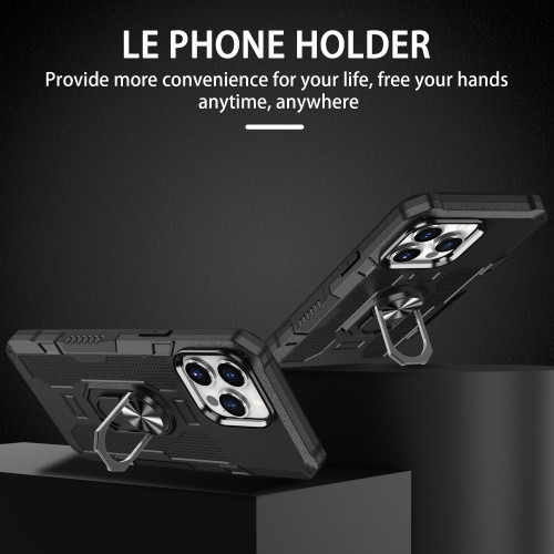 Case For iPhone 16 15 Pro Max 14 13 12 11 Magnetic Holder Ring Case For iPhone XR XSMax 8 7 Plus SE2020 Shockproof Armor Back Cover