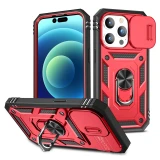 Design Case For iPhone 17 Air 16 15 14 Pro Max 13 12 11 Pro XR X 360 Full Body Rugged Protective Slide Camera Stand Protection Ring Cover