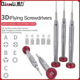 Qianli 3D Screwdriver Aluminum Alloy Anti-Slip Handle High Precision Bolt Driver For Phone Repair Tool Kit