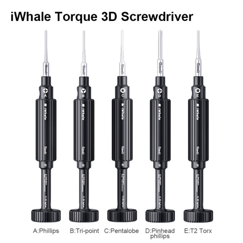 QIANLI iWhale Torque 3D Screwdriver Set for Mobile Phone Maintenance 0.35kgf·cm High Precision Motherboard Disassembly Tools