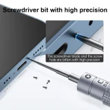 Qianli Mega-idea 2D Throne High Precision Magnetic Screwdriver Bit Set Aluminum Alloy Non-slip Screwdriver Kit Tools For Phone