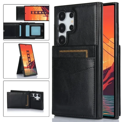 PU Leather Phone Case for Samsung Galaxy S23 S21 FE S24 S22 Plus Ultra A14 A54 A13 A33 A53 A73 5G Wallet with Card Holder Cover