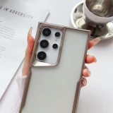 Funda de silicona suave transparente de lujo para Samsung Galaxy S24Ultra S24 S23 Plus Ultra S23FE cubierta a prueba de golpes