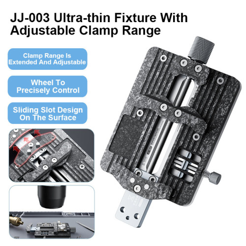 QIANLI MEGA-IDEA JJ-003 Ultra-thin Adjustable Range Fixture for Motherboard Repair Mobile Phone PCB Chip Repair Clamping Jig